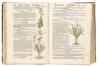 (BOTANICAL.) Rembert Dodoens. Histoire des Plantes en Laquelle est Contenue la Description Entiere des Herbes.